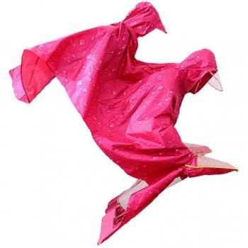 Double Layer Rain Poncho for Biking
