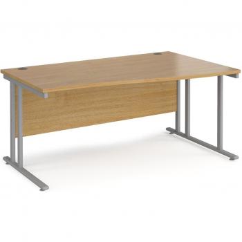 Maestro 25 Right Handed Wave Desk 1600mm Wide