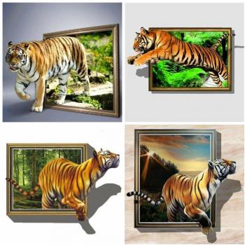 Set peinture diamant animal – Tigre & Strass