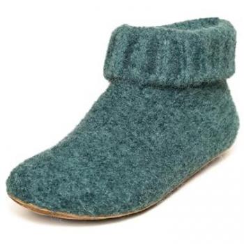 Gottstein Herren Hausschuhe “Knit Boot” Grün, Größe 42