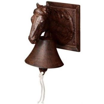 Campana in ceramica cavallo 12,2x16,6x18,5 cm