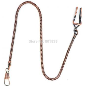 Pendentif Cuivre « Dragon‑Cuir » – Chaîne 34 cm