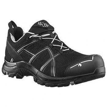 Haix Sicherheitshalbschuh Black Eagle Safety 41.1 Low, Schwarz/Silber, UK 11.0