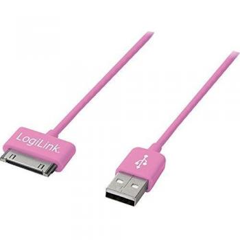 LogiLink UA0166 1m pink Sync