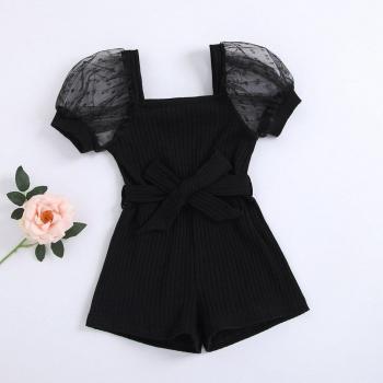 Ropa de Color sólido para niñas y niños