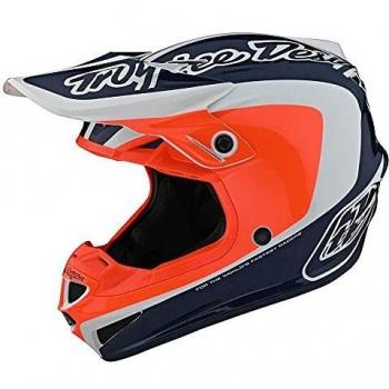 SE4 Corsa Helm Troy Lee Designs (Blau-Weiß-Orange) – Large