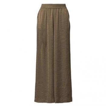 COMMA Palazzo-Hose aus Satin mit Elastikbund, Damen