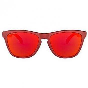 Oakley FROGSKINS 9013C8 55, Herren Sonnenbrille, Ir Red