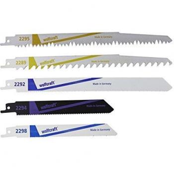 Juego de 5 hojas de sierra de sable Wolfcraft