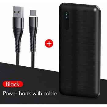 Power Bank LED 10000mAh Compatible con iPhone 12 Pro Max, Xiaomi