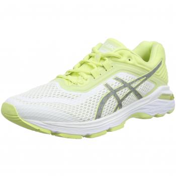 ASICS Damen Turnschuhe GT-2000 6 Lite-Show, weiß/silber/grün