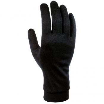 Gants en Soie Cairn Noir Junior