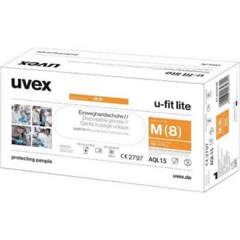 Uvex Safety U-Fit Lite 60168 Guanto Monouso L EN 374-1:2016+A1:2018