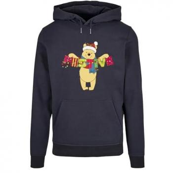 Navy Winnie the Pooh Women’s Holiday Hoodie (Disney) – Small