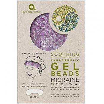 Aroma Home Banda de Gel Calmante para Migraña (Lavanda)