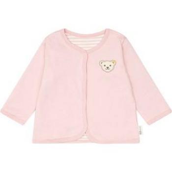 Veste GOTS Steiff réversible pour bébé argent rose