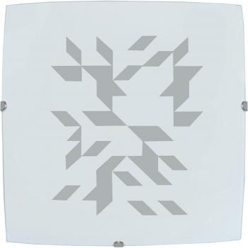Plafonnier Design Verre Gris