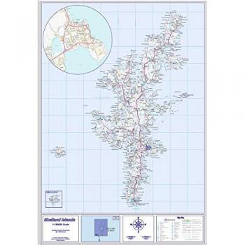 Standard Matte Shetland Island Map – Flat Edition