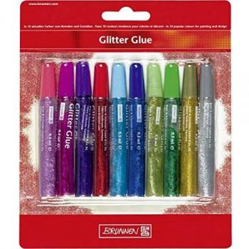 Paquet de 10 tubes de colle à paillettes