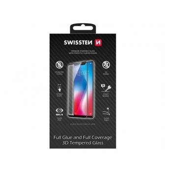 Tvrzené ochranné sklo Swissten pro Apple iPhone 13 mini, 3‑rozměrné, černé