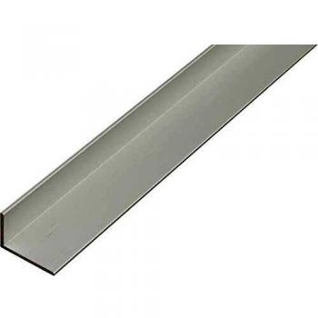 Profilé d'angle non percé aluminium 2000/25x15 mm argent