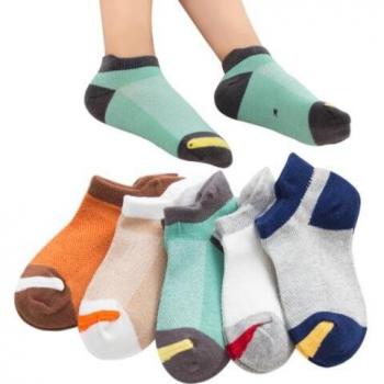 Bunte Gittergewebe-Socken für Kinder