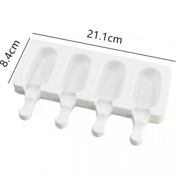 Eiswürfel Hohlraum 4/8 – Silikon, nicht stapelbar, Pop‑Ice Formen