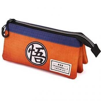 Étui de trousse Dragon Ball avec design symbolique en triple HS, multicolore