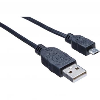 1.8m USB A Micro-USB B Cable (Manhattan)