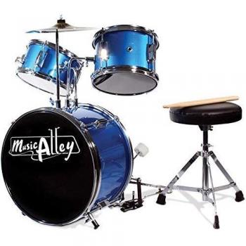 PDT Music Alley 3 Piece Jr Drum Kit Blue