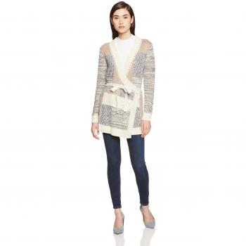 Jersey de Mujer Desigual con Bordados y Tonos Tierra