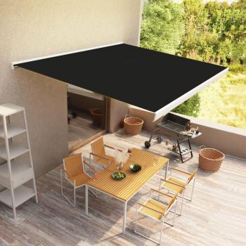 VidaXL elektrische Kassettenmarkise 450x300 cm in Anthrazit