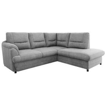 Sofá rinconero lincoln 170, gris, función de descanso, caja de ropa de cama, 240x200x98cm
