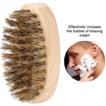 Bamboo Handle Beard Brush and Mustache Comb for Men