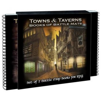 Pack de 2 livres Towns & Taverns (60x60cm)