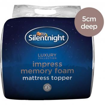 Silentnight Memory Foam Mattress Topper for Neck Pain