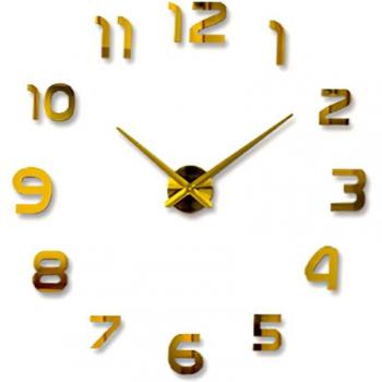 DIY 3D Wall Clock for Brief Living Room Decor