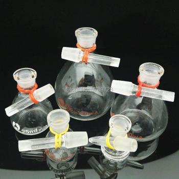1pc Glass Pycnometer Ball-Shape Gravity Bottle 50ml