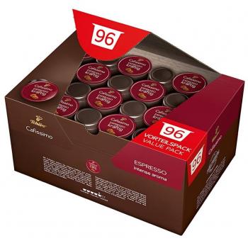 Tchibo Cafissimo Espresso‑Intensiv‑Vorrat – 96 Kapseln, fair gehandelt