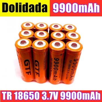 Ensemble 18650 Li‑Ion – 2–10 Bacs – 9 900 mAh, 3,7 V – Pour Lampes LED Portables