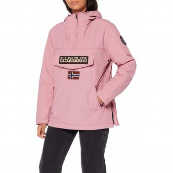 Napapijri Damen Rainforest W PKT 2 Jacke, Rosa (PINK Blush P79), (Herstellergröße:XXL)