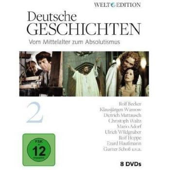 Deutsche Geschichten 2: Vom Mittelalter zum Absolutismus / WELT-Edition [8 DVDs]