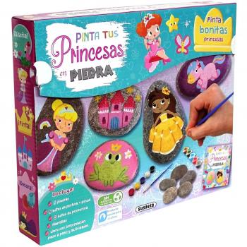 Pinta tus princesas en piedra