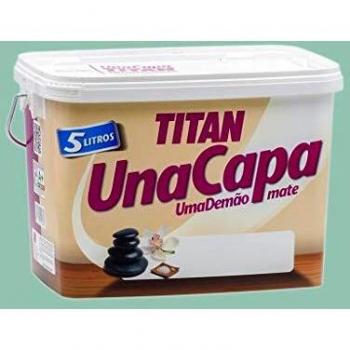 Pintura plástica Titan verde suave 5L