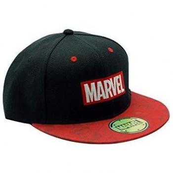 Marvel Comic Cap Schwarz Rot