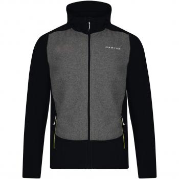 Herren Dare 2B Hooded Waterproof Shell Jacket – Schwarz/Aschgrau Marl – XXXL