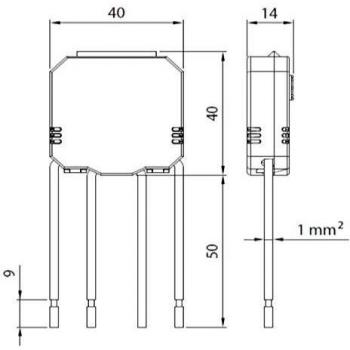TEMPOLED 2N 230 V Contrôle du délai 15 s‑15 min, double niveau, lampe d’attente 1‑5 min