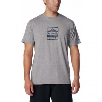 Columbia T-Shirt Kwick Hike grau