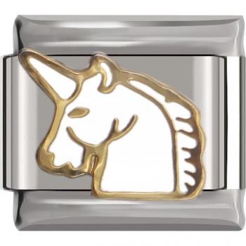 Bracelet Rêveur 9 mm – Acier Inox, Breloques Fleur, Lapin, Licorne, Flocon de Neige DIY