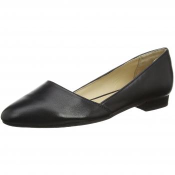 Hush Puppies Jovanna Phoebe Ballet Flats, Black, 7 UK